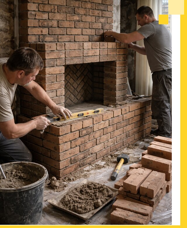 Изготовление и установка кирпичных каминов в Минеральных Воде