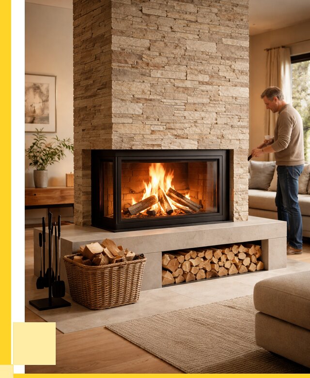 Дровяной камин под ключ в Минеральных Воде от 207160 р. | ЭриданМнр