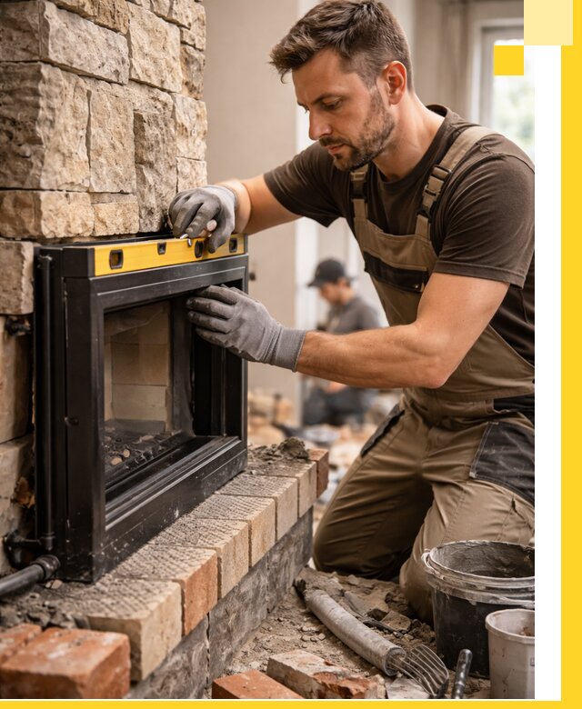 Дровяные камины под ключ в Минеральных Воде: монтаж, обустройство