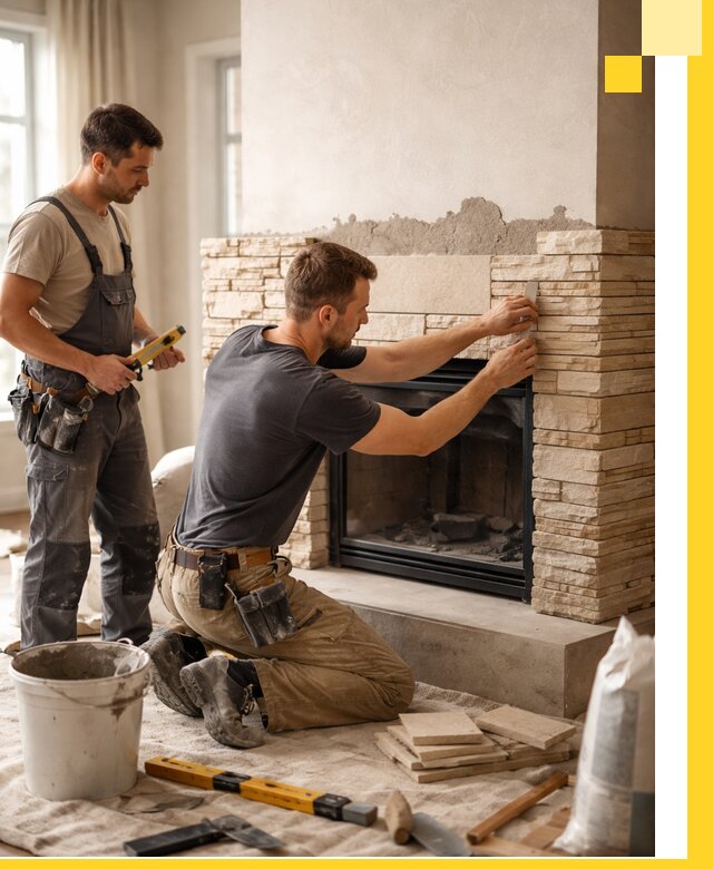 Установка и монтаж каминов для загородного дома в Минеральных Воде