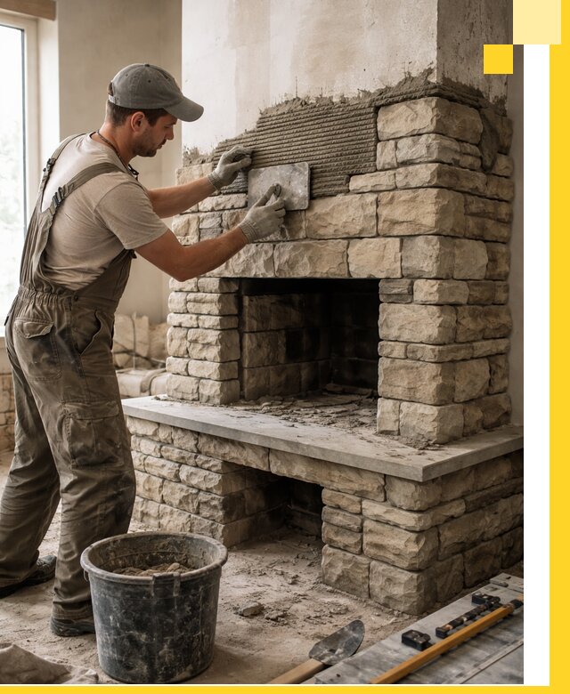 Строительство каминов под ключ в Минеральных Воде от проектирования до монтажа