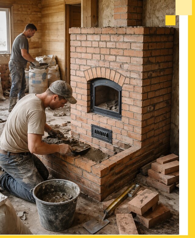 Профессиональное строительство печей в Минеральных Воде под ключ