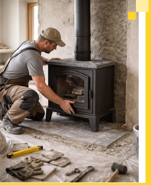 Профессиональный монтаж печей и каминов в Минеральных Воде под ключ