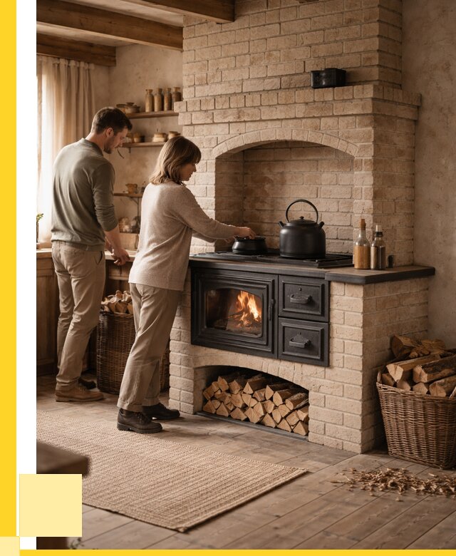 Печи с плитой в Минеральных Воде от 46611 р. | ЭриданМнр — кирпичная печь