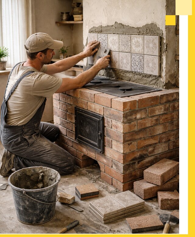 Печи с плитой на заказ монтаж гарантия и сервис в Минеральных Воде