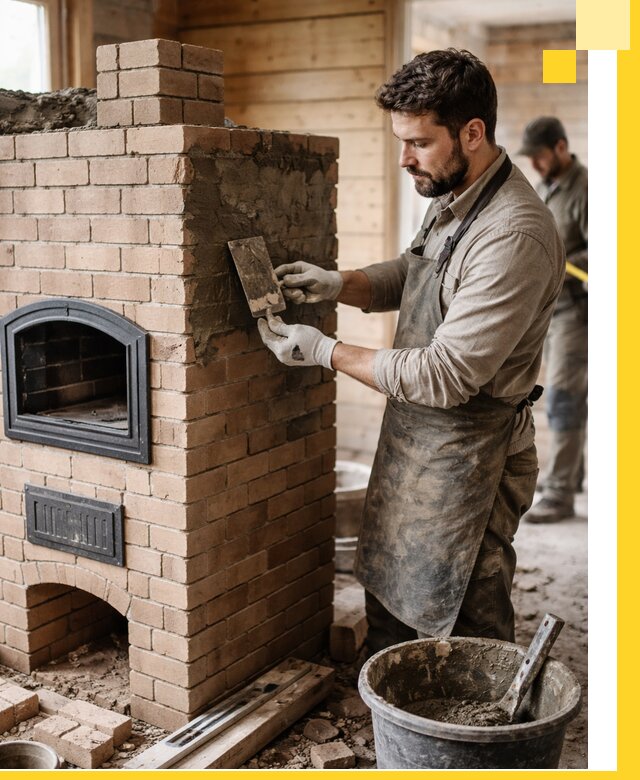 Изготовление и установка печей-шведок под ключ в Минеральных Воде