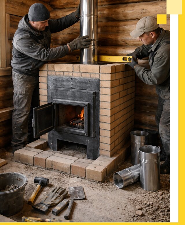 Проектирование, изготовление и установка банных печей в Минеральных Воде