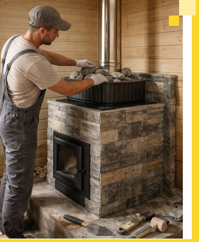 Печи для парной в Минеральных Воде, производство, монтаж и обслуживание