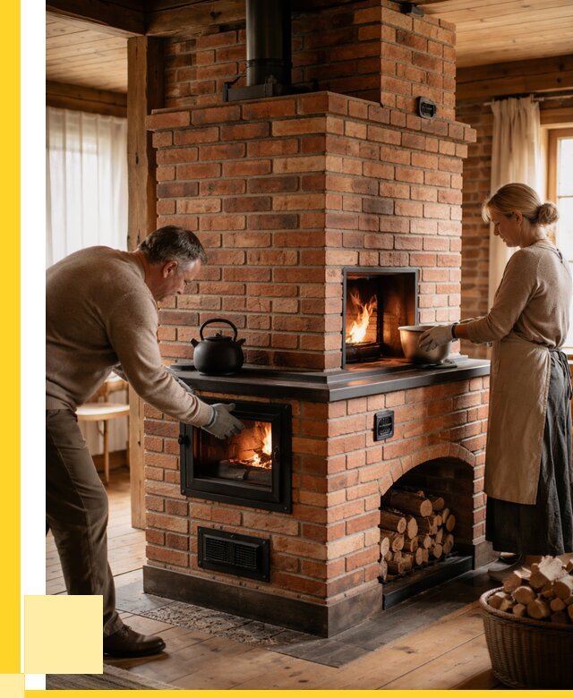 Печи для загородного дома под ключ в Минеральных Воде от 82864 р. | ЭриданМнр