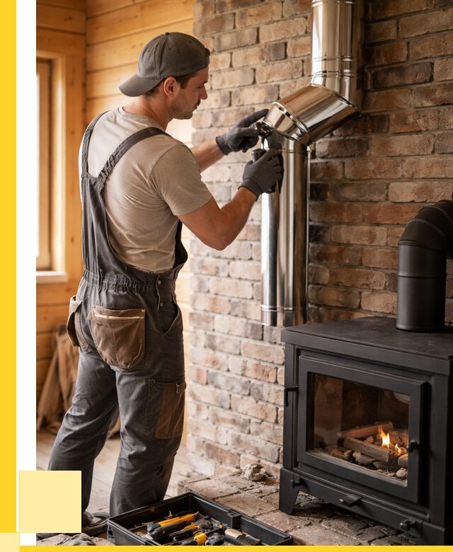 Монтаж дымоходов для печей в Минеральных Воде от 7769 р. | ЭриданМнр