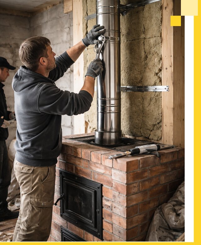 Изготовление и монтаж печей и дымоходов под ключ в Минеральных Воде