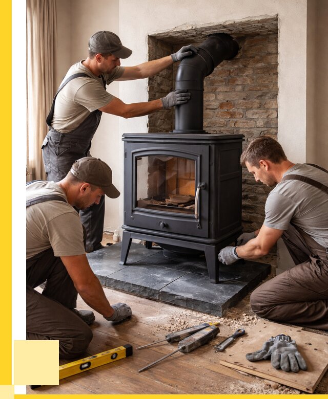 Монтаж печи камина в частном доме в Минеральных Воде от 25895 р. | ЭриданМнр