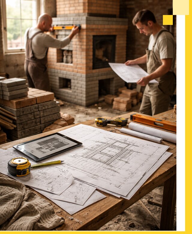 Проекты печей и каминов с индивидуальным дизайном в Минеральных Воде