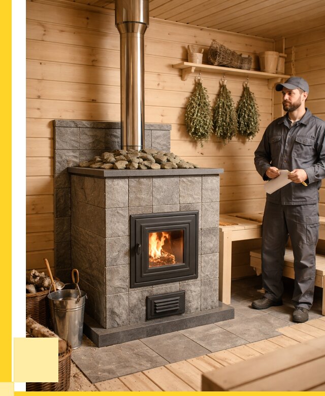 Печи для бани под ключ в Минеральных Воде от 124296 р. | ЭриданМнр