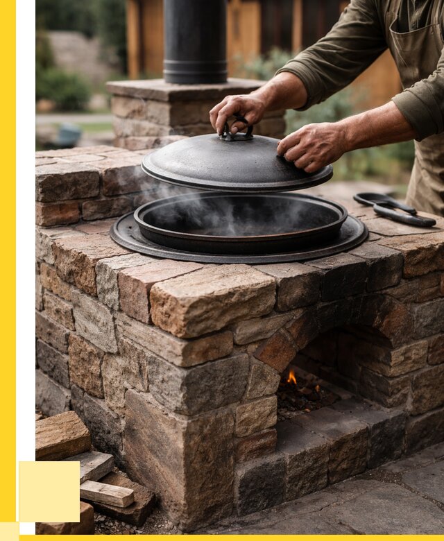 Печи для казана в Минеральных Воде по цене от 18644 р. | ЭриданМнр