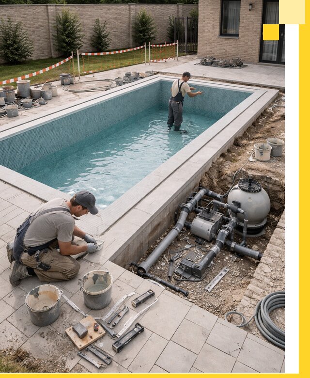 Строительство бассейнов под ключ в Минеральных Воде: проекты и монтаж