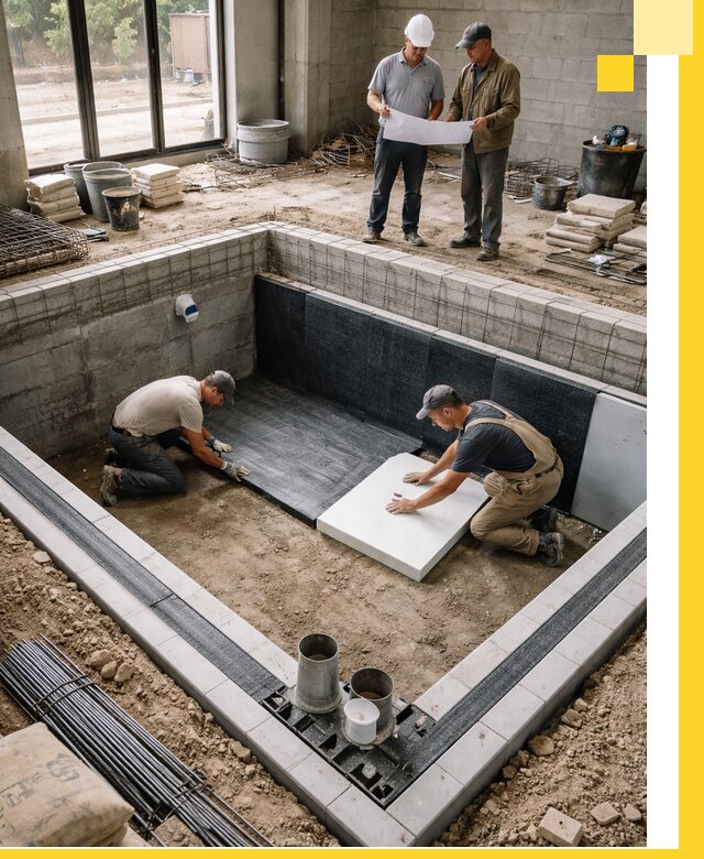 Проекты частных и общественных бассейнов под ключ в Минеральных Воде