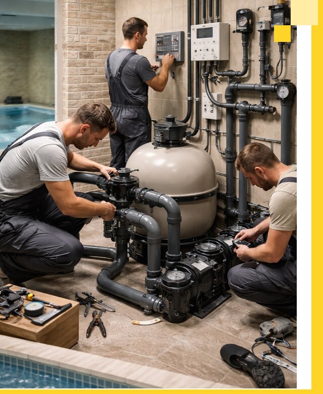 Комплексное оборудование для бассейнов под ключ в Минеральных Воде