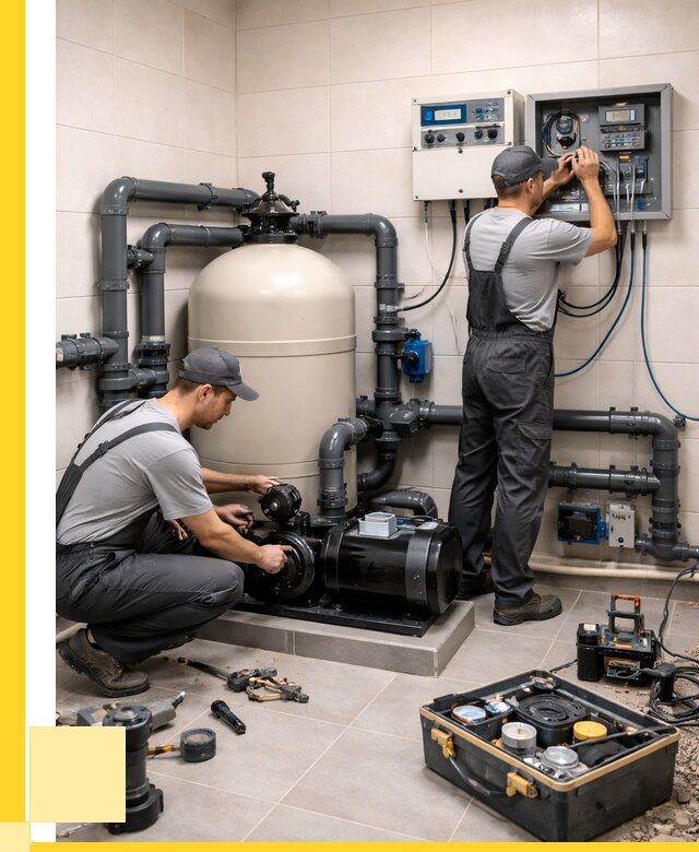 Монтаж оборудования для бассейнов в Минеральных Воде от 41432 р. | ЭриданМнр