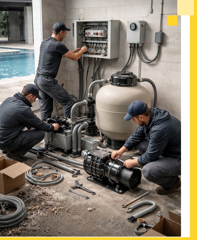 Профессиональный монтаж оборудования для бассейнов в Минеральных Воде