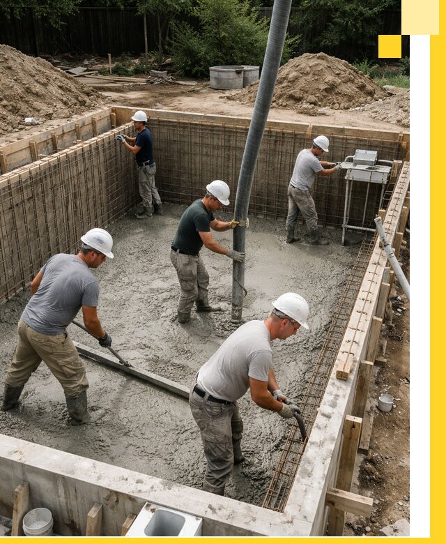 Строительство бетонных бассейнов под ключ в Минеральных Воде