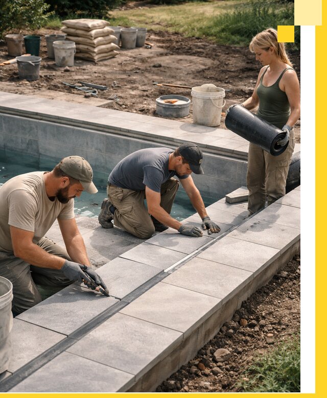 Строительство и монтаж уличных бассейнов под ключ в Минеральных Воде