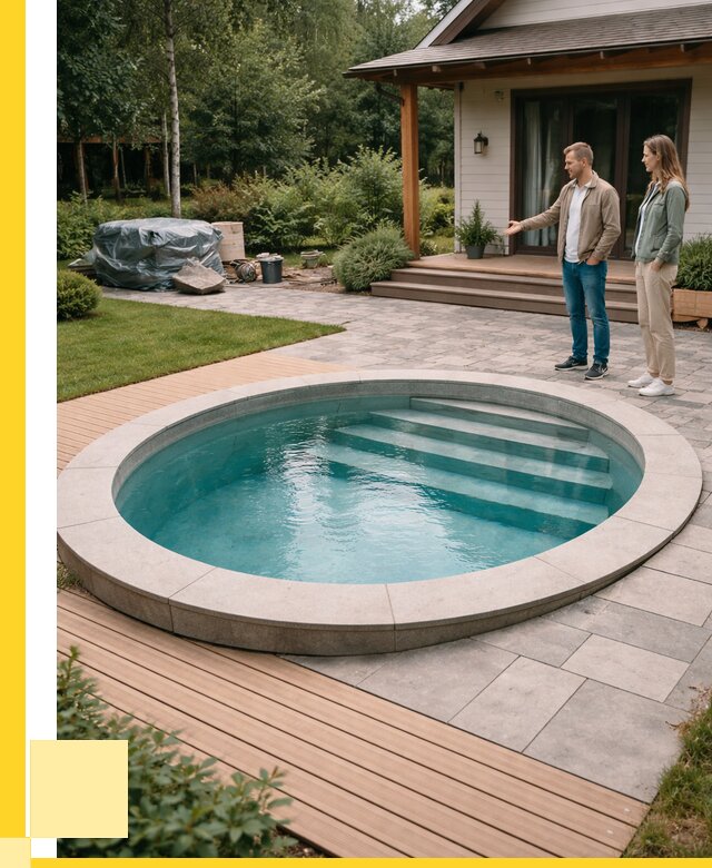 Бассейн на даче под ключ в Минеральных Воде от 207160 р., ЭриданМнр