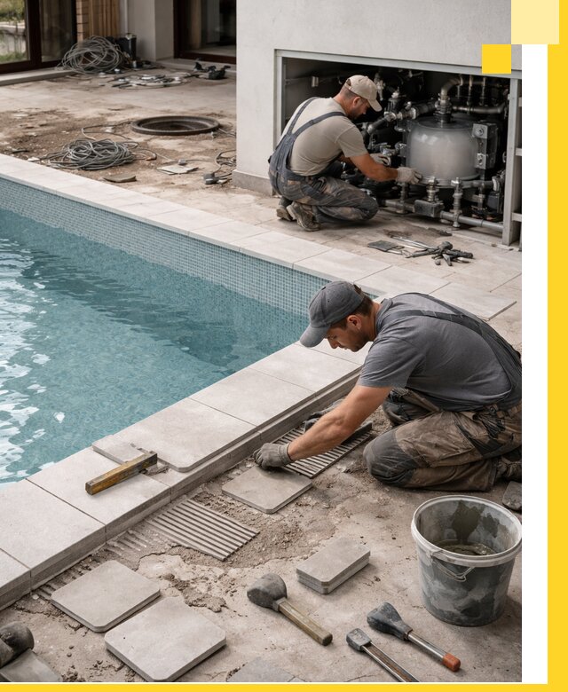 Строительство и монтаж бассейнов в коттедже в Минеральных Воде