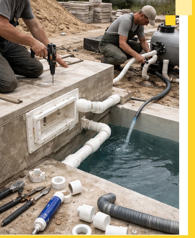 Строительство скиммерных бассейнов под ключ в Минеральных Воде