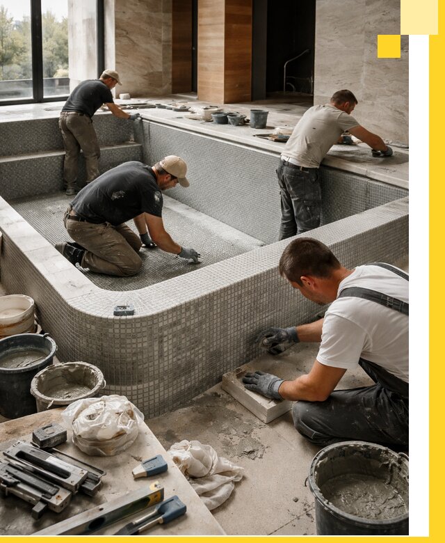 Строительство и установка СПА бассейнов под ключ в Минеральных Воде