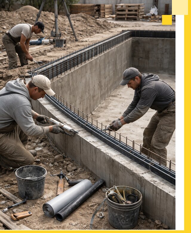 Качественный монтаж чаши бассейна в Минеральных Воде под ключ с гарантией