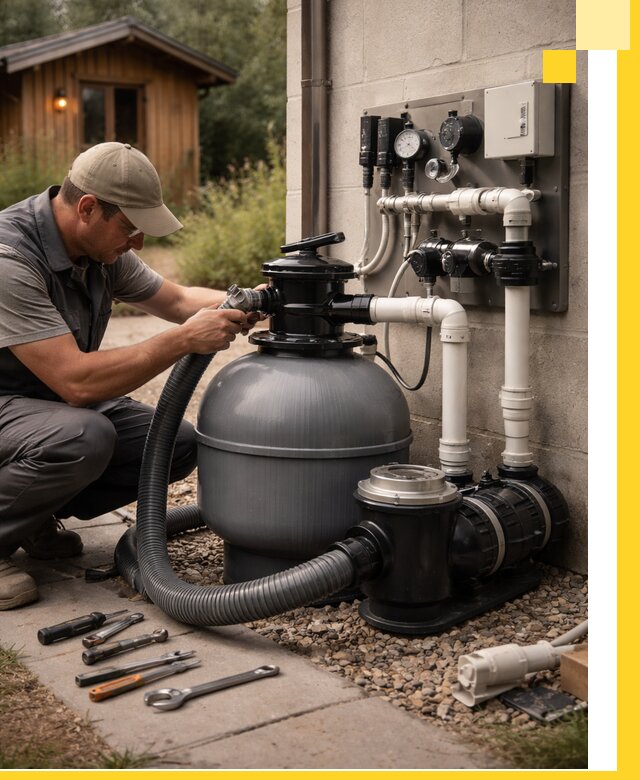 Продажа и монтаж фильтров и насосов для бассейнов в Минеральных Воде