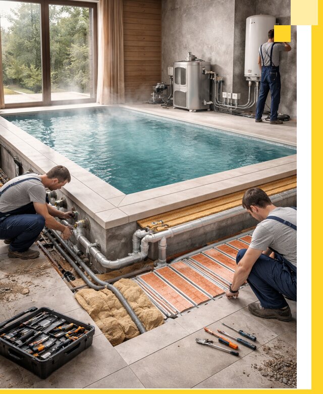 Проектирование и строительство тёплых бассейнов в Минеральных Воде