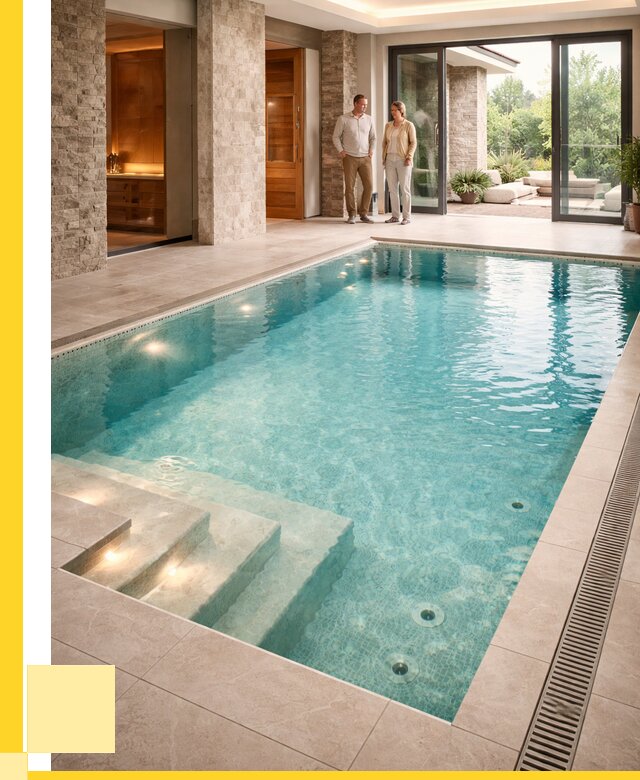 Бассейн во дворе в Минеральных Воде: проект, отделка от 1242960 р. | ЭриданМнр