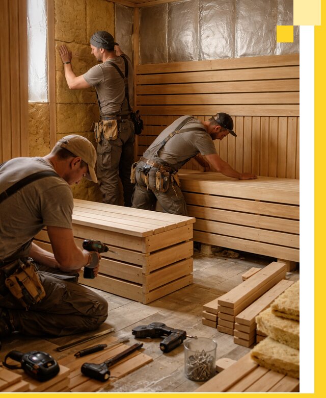 Профессиональное строительство саун под ключ в Минеральных Воде