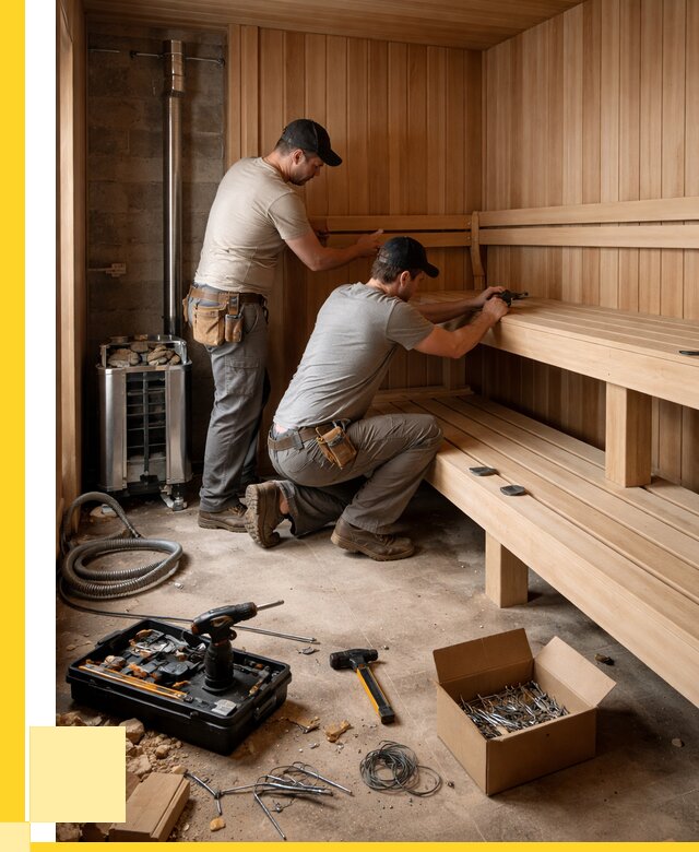 Монтаж саун под ключ в Минеральных Воде от 124296 р. | ЭриданМнр