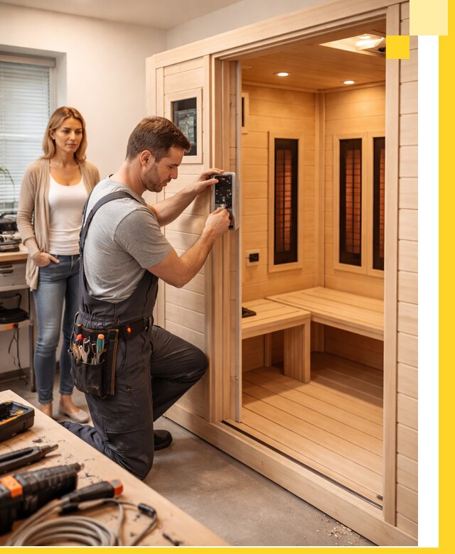 Инфракрасные сауны под ключ в Минеральных Воде продажа и установка