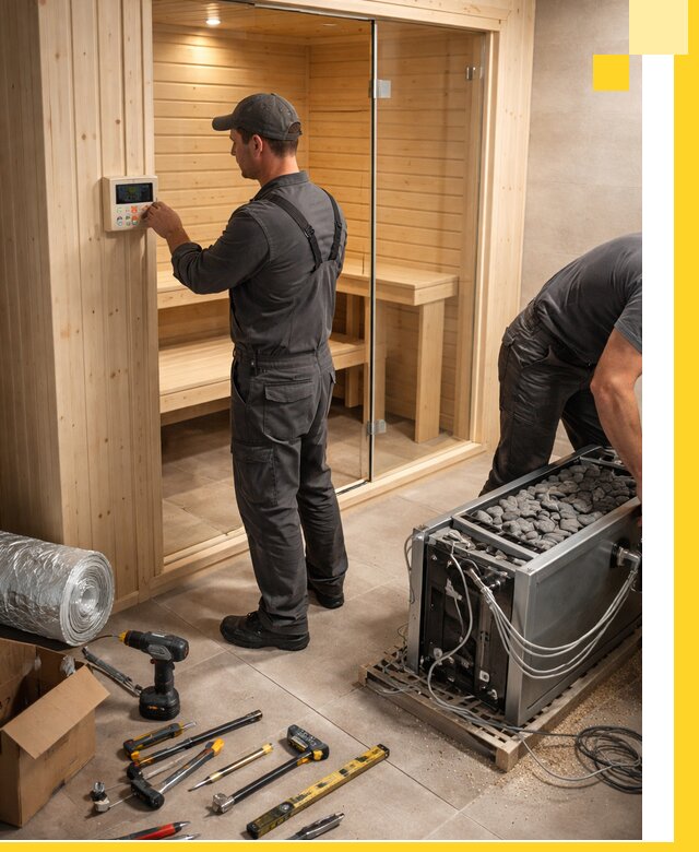 Поставка, установка и монтаж электрических саун в Минеральных Воде