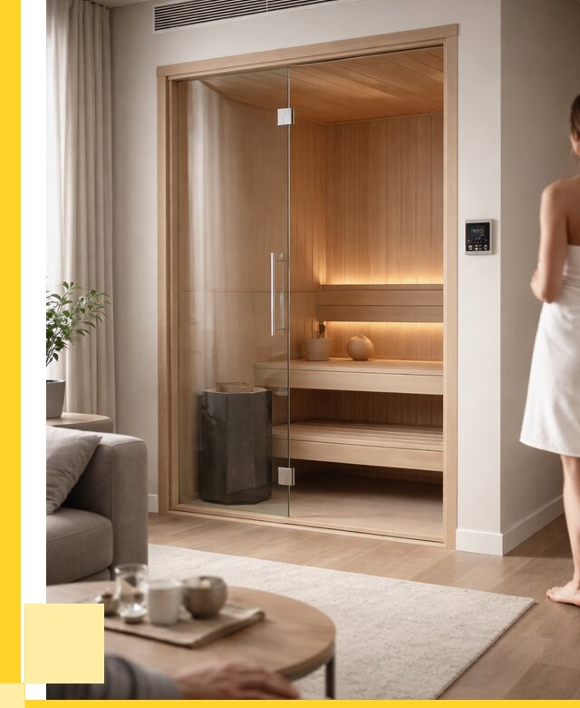 Сауна в квартире под ключ в Минеральных Воде от 124296 р. ЭриданМнр