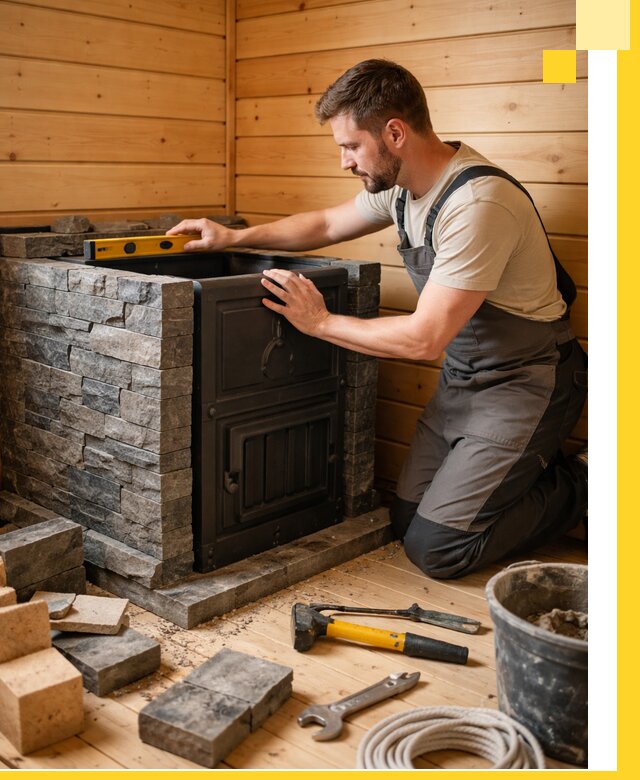 Производство и установка печей для саун под ключ в Минеральных Воде