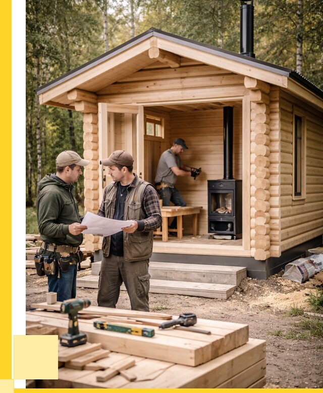 Монтаж бань под ключ в Минеральных Воде — от 207160 р. | ЭриданМнр