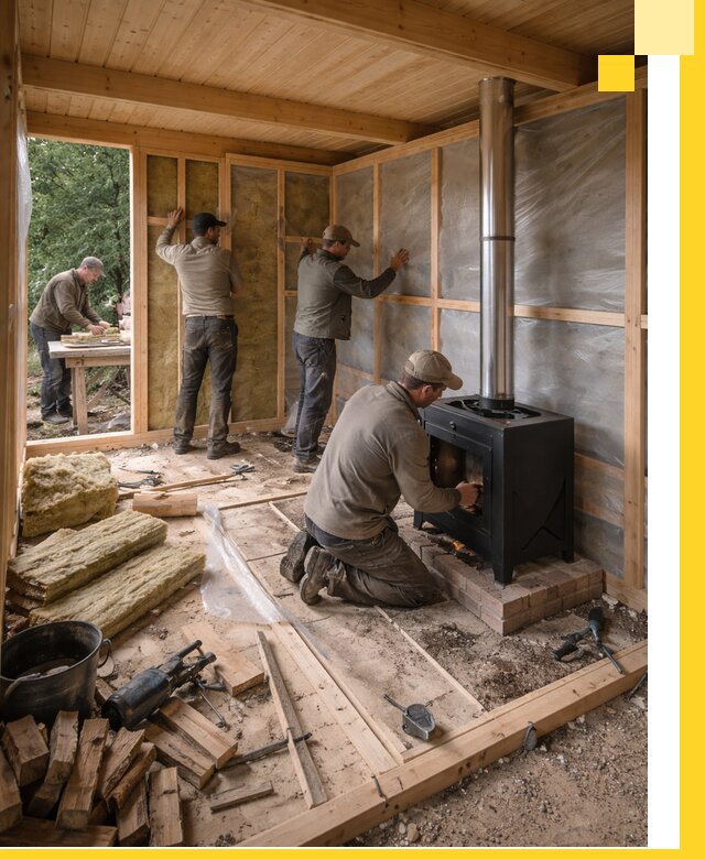 Профессиональный монтаж бань под ключ в Минеральных Воде для дома