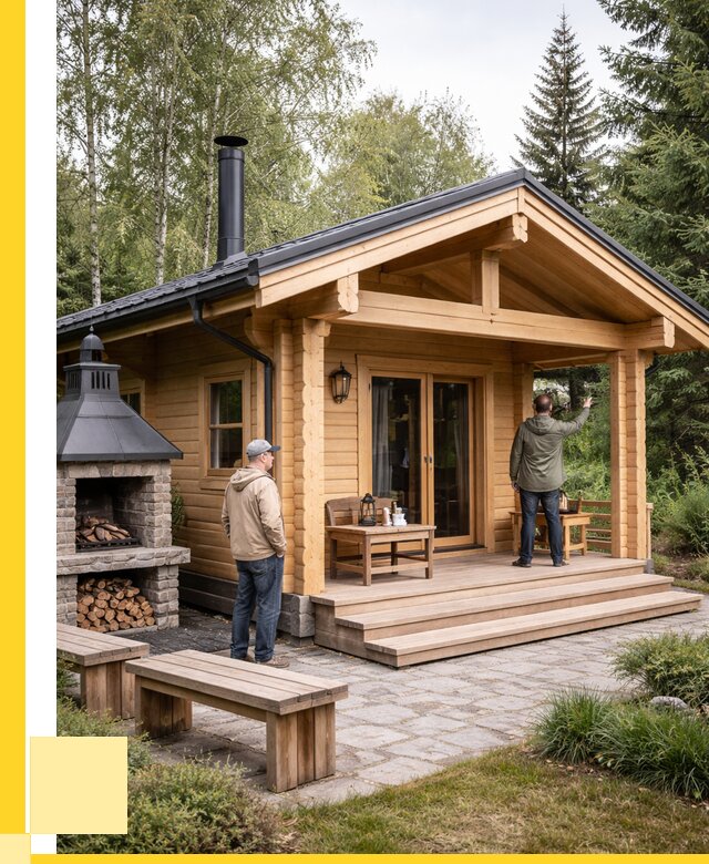 Деревянные бани под ключ в Минеральных Воде от 466110 р. | ЭриданМнр