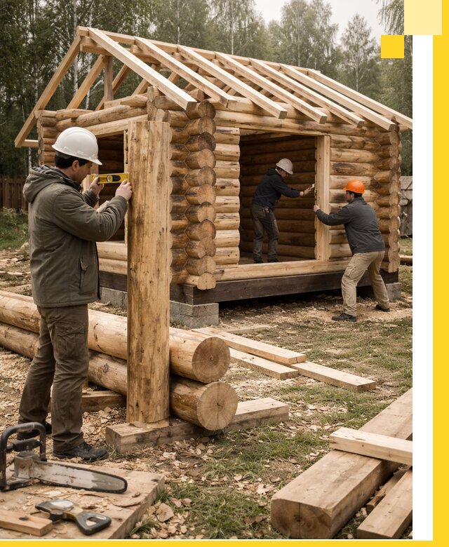 Строительство бань для дачи под ключ в Минеральных Воде с доставкой и монтажом