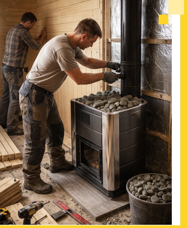 Проектирование и строительство парилок для бани в Минеральных Воде под ключ