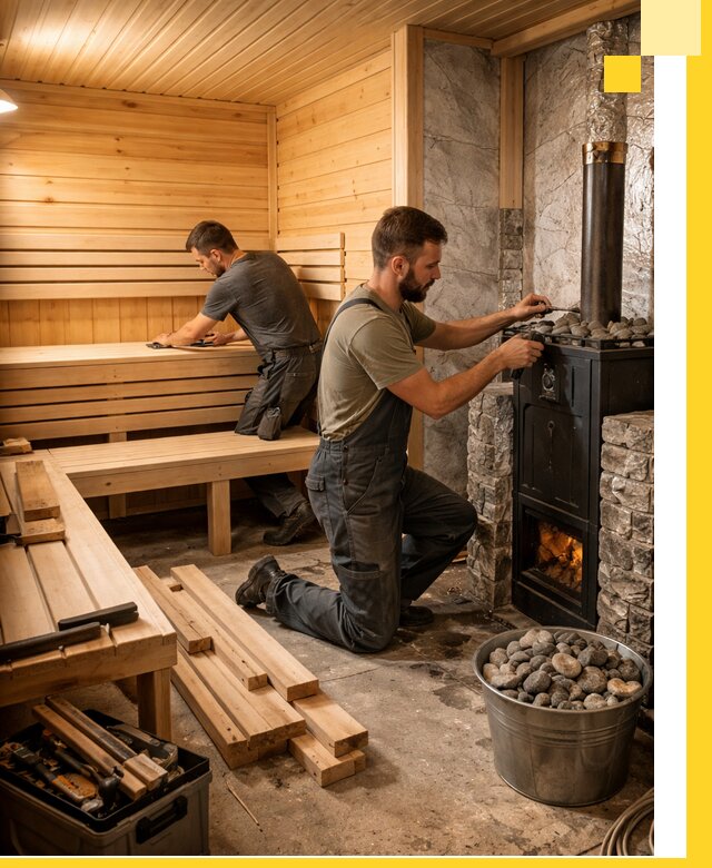 Дизайн и строительство интерьеров бань под ключ в Минеральных Воде