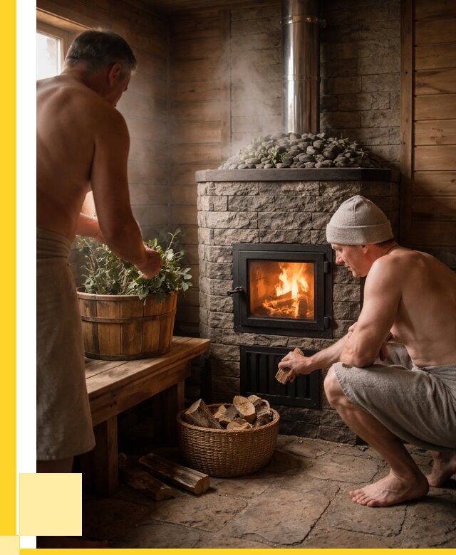 Банные печи под ключ в Минеральных Воде от 46611 р. | ЭриданМнр кирпичная