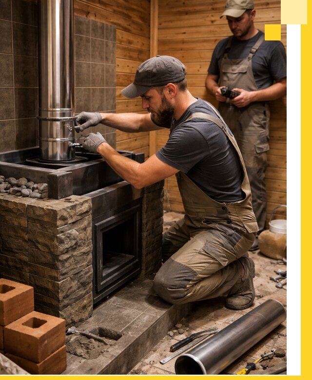 Изготовление и установка банных печей под ключ в Минеральных Воде