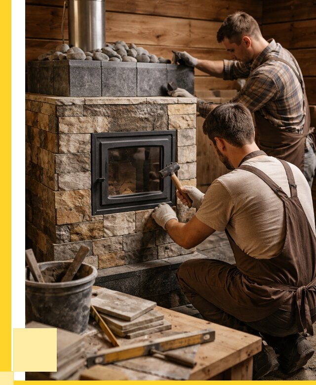 Облицовка банной печи в Минеральных Воде от 15537 р. | ЭриданМнр