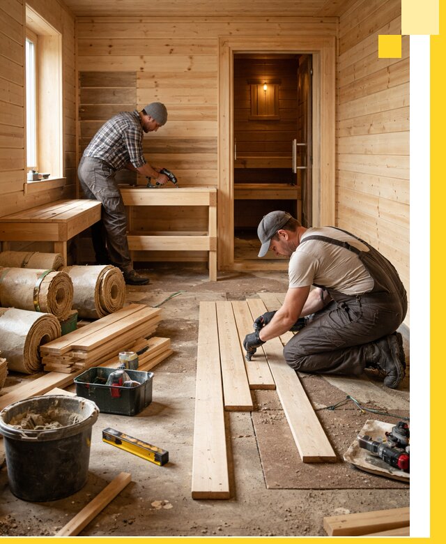 Индивидуальный проект бани с комнатой отдыха под ключ в Минеральных Воде